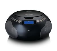Lenco SCD-341BK - Radio stéréo portable DAB+/ FM avec Bluetooth - Radio alimentée par batterie ou par secteur