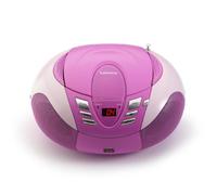 Lenco SCD-37 USB Pink - Radio FM et lecteur CD/USB portable - Rose