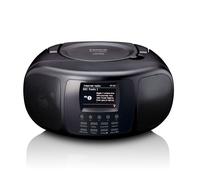 Lenco SCD-6000BK - Radio Internet portable avec DAB+/FM, Bluetooth®, lecteur CD et grand écran LCD couleur - Noir