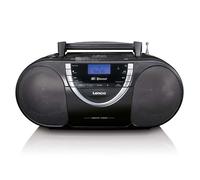 Radio portable lecteur CD avec DAB+ et casette SCD-6900BK Noir-Argent