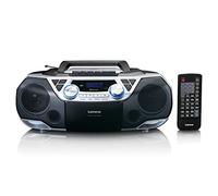 Lenco SCD-720SI - Radio portable DAB+/FM avec Bluetooth®, lecteur CD, cassettes et USB - Argent