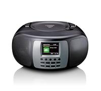 Radio portable DAB+/FM avec Bluetooth®, lecteur CD et grand écran couleur LCD Lenco SCD-860BK Noir-Gris