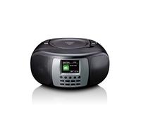 Lenco SCD-860BK - Radio portable DAB+/FM avec Bluetooth, lecteur CD et grand écran couleur LCD - Noir