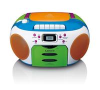 Lenco Radio portable SCD-971 - Lecteur CD et cassette pour enfants Multicolore