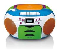 Lenco SCD-971 - Radio portable - CD - Lecteur cassette - enfants - Multicolor