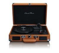 Lenco TT-10 Tourne-disque entraîné par courroie Noir, Marron, Acier inoxydable Automatique