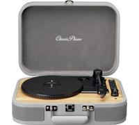 Platine vinyle rétro Bluetooth® avec haut-parleurs intégrés Classic Phono TT-116BK Noir Noir