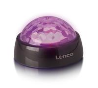 Stabilisateur vinyle avec effets lumineux RGB - Poids de pression pour platine vinyle de 250 g et boule disco en un Lenco TTA-180TN Titanium