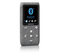 Lenco Xemio-861 - Lecteur MP3 Bluetooth, Carte Micro SD 8 Go, Bluetooth, Radio FM, Fonction mémo Vocal, écran TFT 1,8", Fonction e-Book, mémoire jusqu'à 64 Go, Couleur : Gris