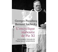L'encyclique inaboutie de Pie XI - Georges Passelecq - La découverte - Poche - Essai