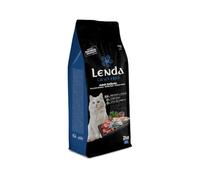 Lenda Grain Free Poisson 2 kg - Aliment hypoallergénique pour Chats sans céréales - Nourriture pour Chat sans céréales sans Oiseau avec probiotiques et oméga 3 pour la Peau et la Digestion - sans