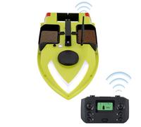 LENDISIY Bateau d'Appât de Pêche avec GPS - Position - Télécommande - Sondeur de Poisson avec Lumière LED