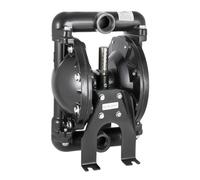LENDISIY Pompe à membrane à air comprimé, pompe à membrane double membrane, entrée et sortie 1", entrée d'air NPT 1/2", pompe à diaphragme QBY4-25L, pompe à diaphragme à double membrane, 35 GPM 120