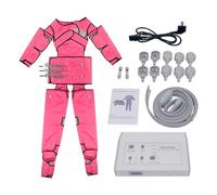 LENDISIY Système de drainage lymphatique, masseur d'air 600 W, appareil lymphatique, masseur, jambes, pieds, taille, bras, perte de poids, appareil lymphatique, masseur, pressothérapie,