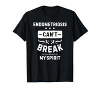 L'endométriose ne Peut Pas briser Mon Esprit T-Shirt Graphique avec Valeur, Homme, Noir, XL