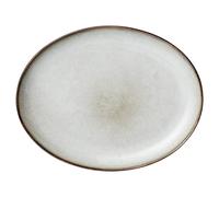 Lene Bjerre Assiette Amera oval Gris