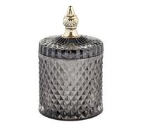 Lene Bjerre Bocal avec couvercle Miya Ø10.5cm Gris foncé