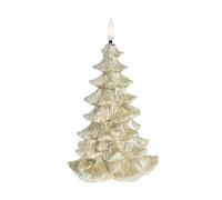 Lene Bjerre Bougie LED Litria 15 cm Or clair