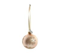 Lene Bjerre Boule de Noël Cadelia Ø6 cm Rose. flocon de neige