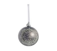 Lene Bjerre Boule de Noël Cadelia Ø8 cm Gris foncé. flocon de neige