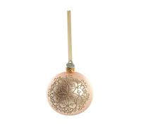 Lene Bjerre Boule de Noël Cadelia Ø8 cm Rose. flocon de neige