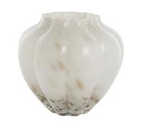 Lene Bjerre Mara vas 24.5x24.5 cm Off White-Light gold