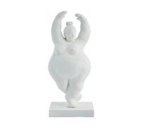 Lene Bjerre Serafina décoration femme pirouette 28 cm Blanc
