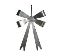 Lene Bjerre Suspension décorative Missia nœud 25 cm Argent