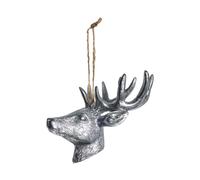 Lene Bjerre Suspension décorative Serafina cerf 12.5 cm Argent antique