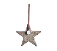 Lene Bjerre Suspension étoile de Noël Elina 10 cm Brun