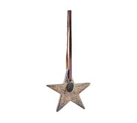 Lene Bjerre Suspension étoile de Noël Elina 6.5 cm Brun