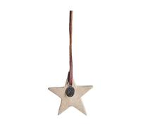 Lene Bjerre Suspension étoile de Noël Elina 6.5 cm Lin