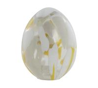 Lene Bjerre Œuf décoratif Murina 15 cm White-mellow