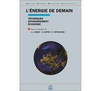 L'énergie de demain Techniques, environnement, économie - Jean-Louis Bobin - Edp Sciences - broché - Etude