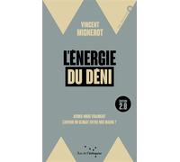 L'Énergie du déni - Avons-nous vraiment l'avenir du climat e - Vincent Mignerot - Rue De L'echiquier - broché - Essai