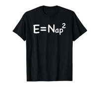 L'énergie est égale à Une équation carrée de Sieste E=Nap2 T-Shirt Graphique avec Valeur