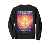 L'énergie renouvelable chrétienne est Mon spécialiste du ministère Jésus Sweatshirt