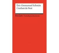 L'enfant de noé - Éric-Emmanuel Schmitt - Reclam Philipp - Poche - Livre