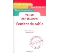 L'Enfant de sable - Tahar Ben Jelloun - Etude critique
