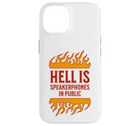 l'enfer, C'est Le Haut-Parleur dans Les téléphones publics, Grossiers et ennuyeux Coque pour iPhone 14