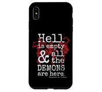 l'enfer est Vide et Tous Les démons sont là - Shakespeare Coque pour iPhone XS Max