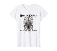 l'enfer EST Vide ET Tous Les DÉMONS sont LÀ Shakespeare Meme T-Shirt Graphique avec Valeur