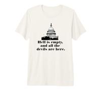 l'enfer est Vide et Tous Les Diables sont là T-Shirt Haut de Gamme