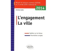 L'engagement - La Ville - Réussir Le Concours Commun D'entrée En Iep 2014