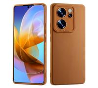 LENGRACE Coque pour Redmi 13C 4G/POCO C65 Douce Silicone Coque,Étui de Protection Housse pour Redmi 13C 4G/POCO C65 Soft Anti-Chocs TPU Cover-Caramel