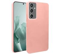 LENGRACE Coque pour Samsung Galaxy S24,Housse Etui en Mat Conception,Ultra Mince PC Outdoor Antichoc Téléphone Protection Cover,Rose