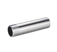 Length 100mm To 2" BSP Male Thread 304 Stainless Steel Nipple Pipe Fitting Connector YZWRWRMKTB