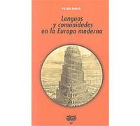 Lenguas Y Comunidades En La Europa Moderna, Universitaria Peter Burke (Auteur)