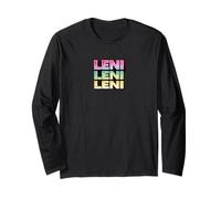 Leni Name Rétro Vintage Fille Femme Forme Courte de Helena Manche Longue