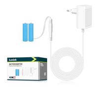 Lenink adaptateur pile AA secteur, piles factices AA - Compatible avec les thermostats de radiateur connectés Bosch, Homematic IP, Eve Thermo et TP-Link Kasa, Alternative écologique aux piles jetables